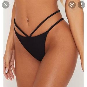 Meshki Carley Bikini Bottom - Black